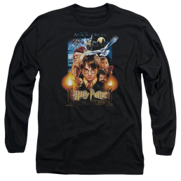 Harry Potter Movie Poster Men's Long Sleeve T-Shirt Men's Long Sleeve T-Shirt Harry Potter   