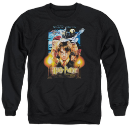 Harry Potter Movie Poster Men's Crewneck Sweatshirt Men's Crewneck Sweatshirt Harry Potter   