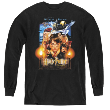 Harry Potter Movie Poster - Youth Long Sleeve T-Shirt Youth Long Sleeve T-Shirt Harry Potter   