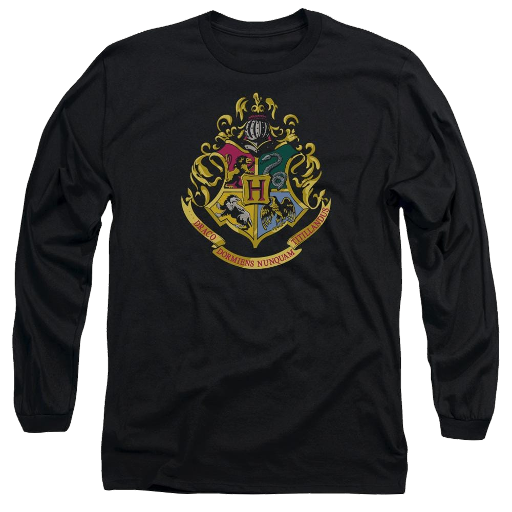 Harry Potter Hogwarts Crest Men's Long Sleeve T-Shirt Men's Long Sleeve T-Shirt Harry Potter   