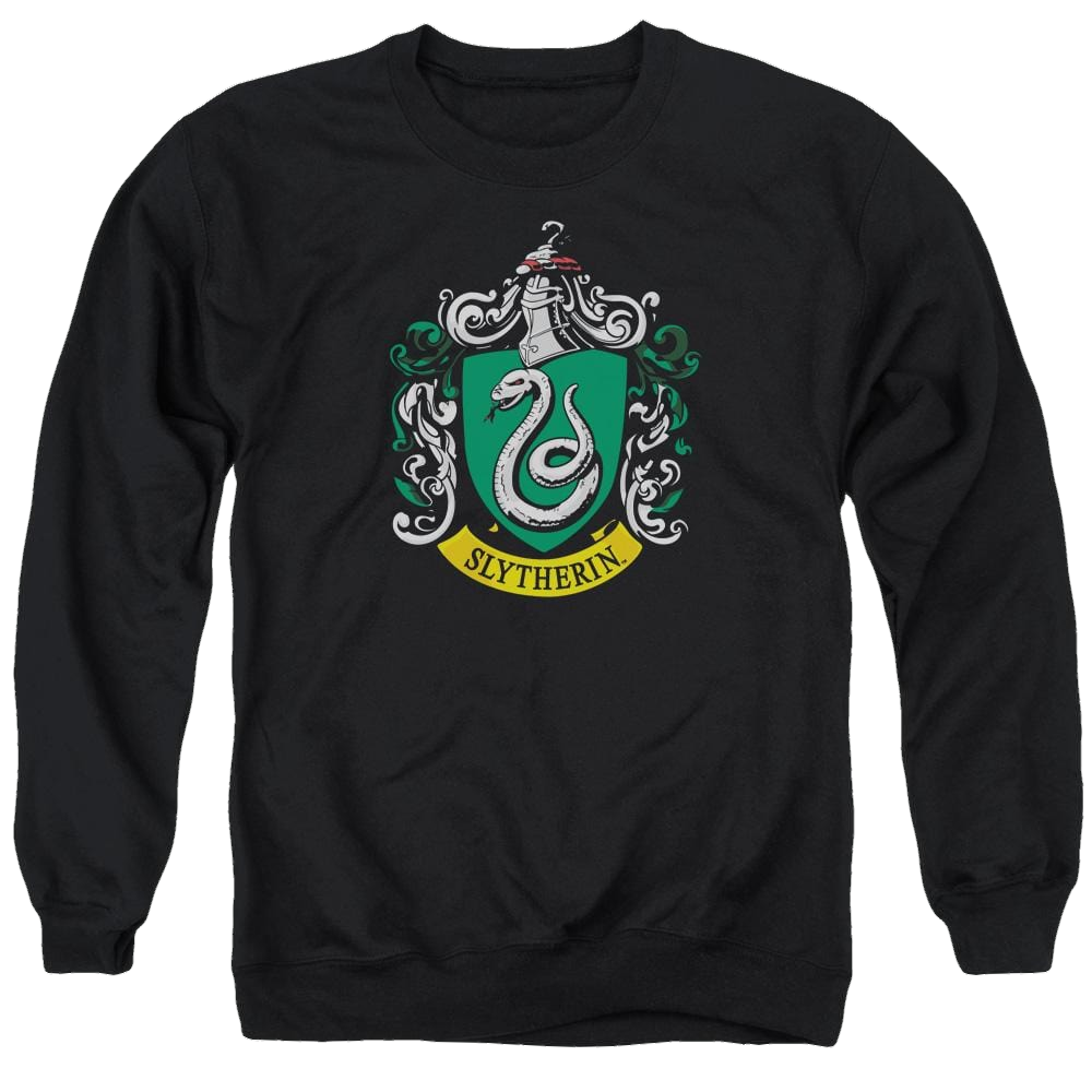 Harry Potter Slytherin Crest Men's Crewneck Sweatshirt Men's Crewneck Sweatshirt Harry Potter   