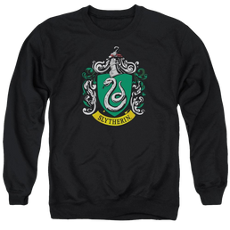 Harry Potter Slytherin Crest Men's Crewneck Sweatshirt Men's Crewneck Sweatshirt Harry Potter   