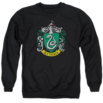 Harry Potter Slytherin Crest Men's Crewneck Sweatshirt Men's Crewneck Sweatshirt Harry Potter   