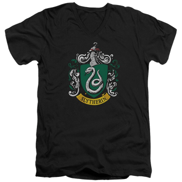 Harry Potter Slytherin Crest Men's V-Neck T-Shirt Men's V-Neck T-Shirt Harry Potter   