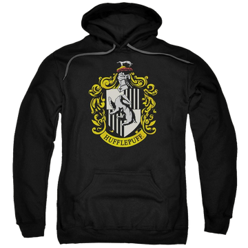 Harry Potter Hufflepuff Crest Pullover Hoodie Pullover Hoodie Harry Potter   