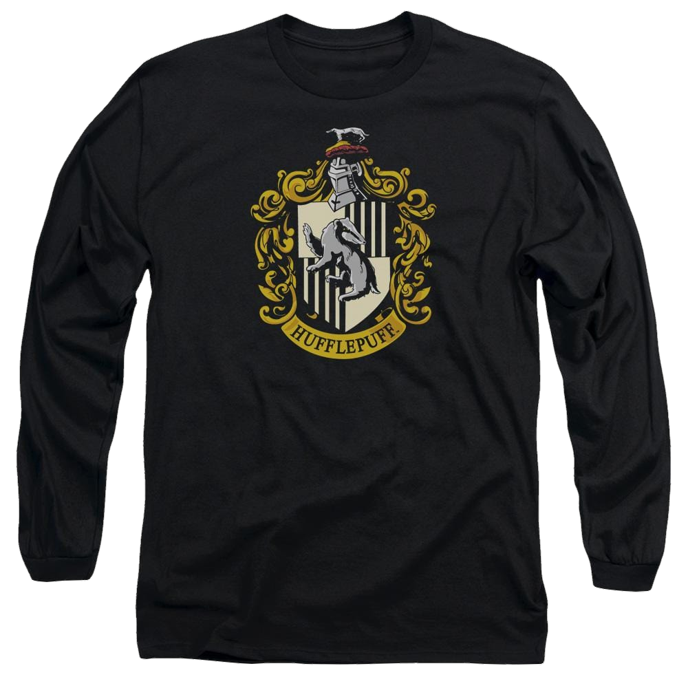 Harry Potter Hufflepuff Crest Men's Long Sleeve T-Shirt Men's Long Sleeve T-Shirt Harry Potter   