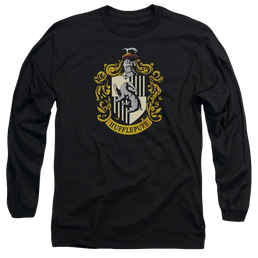 Harry Potter Hufflepuff Crest Men's Long Sleeve T-Shirt Men's Long Sleeve T-Shirt Harry Potter   