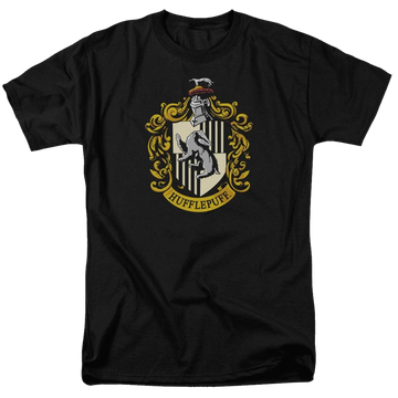 Harry Potter Hufflepuff Crest Men's Regular Fit T-Shirt Men's Regular Fit T-Shirt Harry Potter   