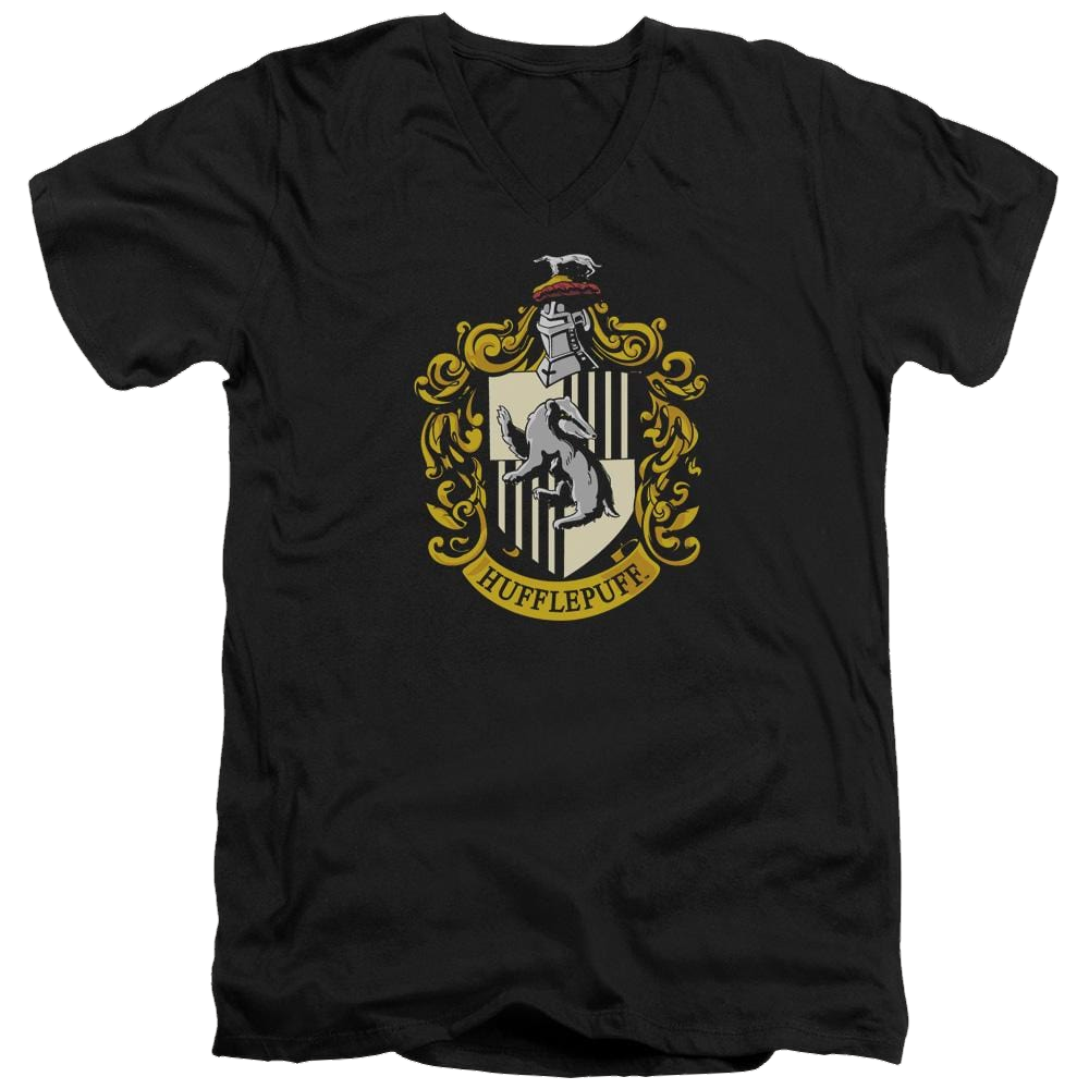 Harry Potter Hufflepuff Crest Men's V-Neck T-Shirt Men's V-Neck T-Shirt Harry Potter   