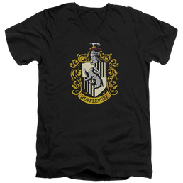 Harry Potter Hufflepuff Crest Men's V-Neck T-Shirt Men's V-Neck T-Shirt Harry Potter   