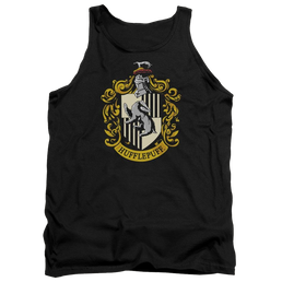 Harry Potter Hufflepuff Crest Men's Tank Men's Tank Harry Potter   