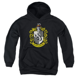 Harry Potter Hufflepuff Crest - Youth Hoodie Youth Hoodie (Ages 8-12) Harry Potter   