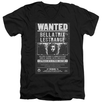 Harry Potter Wanted Bellatrix Men's V-Neck T-Shirt Men's V-Neck T-Shirt Harry Potter   