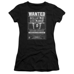 Harry Potter Wanted Bellatrix Juniors T-Shirt Juniors T-Shirt Harry Potter   