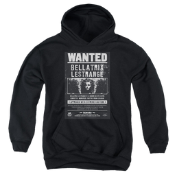 Harry Potter Wanted Bellatrix - Youth Hoodie Youth Hoodie (Ages 8-12) Harry Potter   