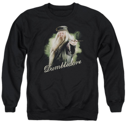 Harry Potter Dumbledore Wand Men's Crewneck Sweatshirt Men's Crewneck Sweatshirt Harry Potter   