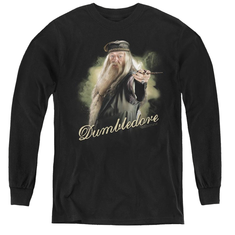 Harry Potter Dumbledore Wand - Youth Long Sleeve T-Shirt Youth Long Sleeve T-Shirt Harry Potter   