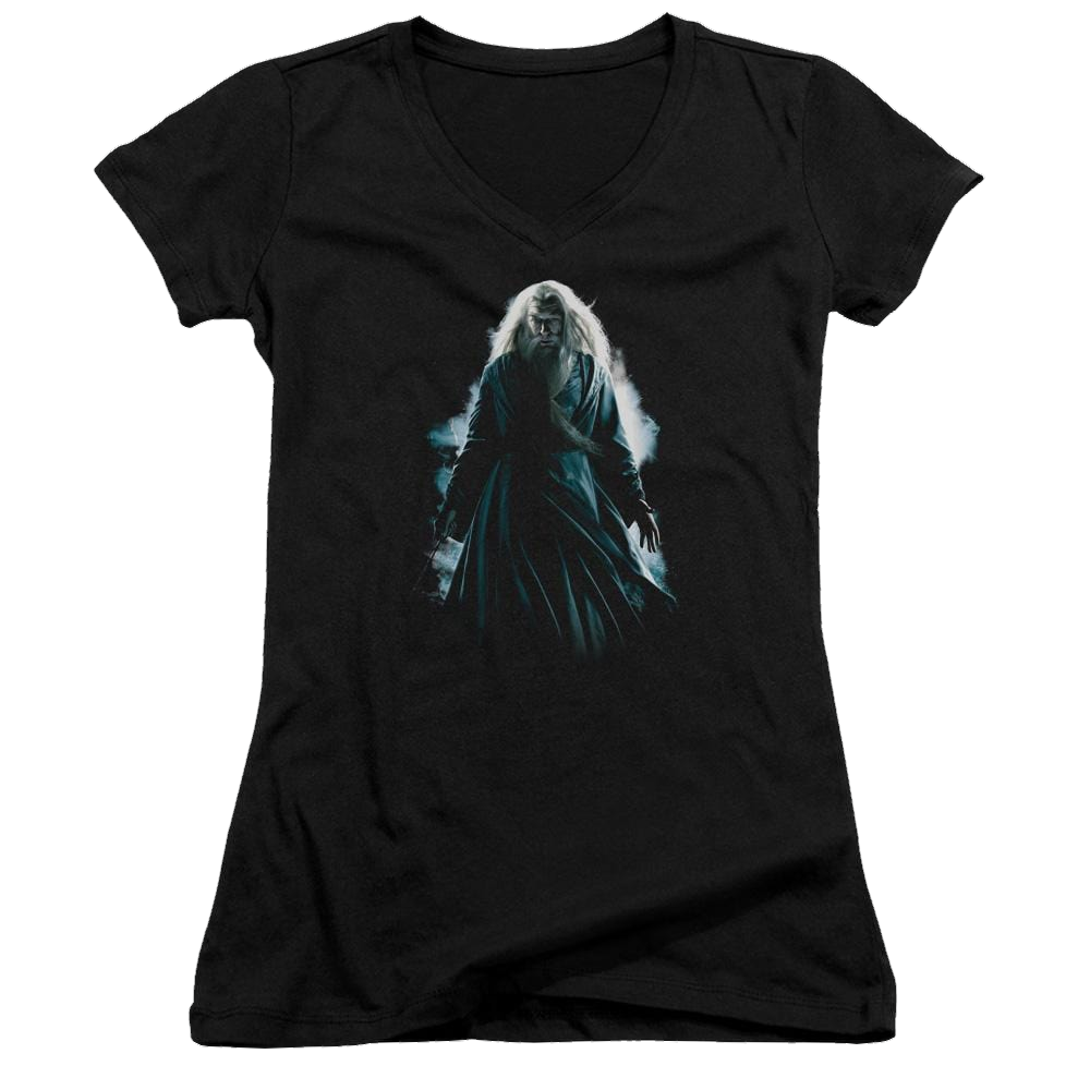Harry Potter Dumbledore Burst Juniors V-Neck T-Shirt Juniors V-Neck T-Shirt Harry Potter   