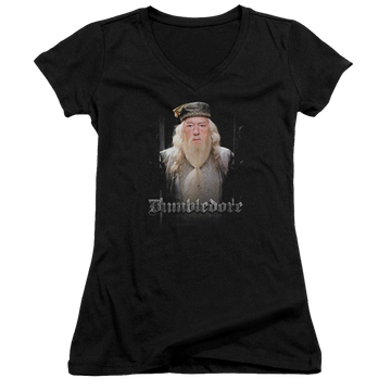 Harry Potter Dumble Doors Juniors V-Neck T-Shirt Juniors V-Neck T-Shirt Harry Potter   