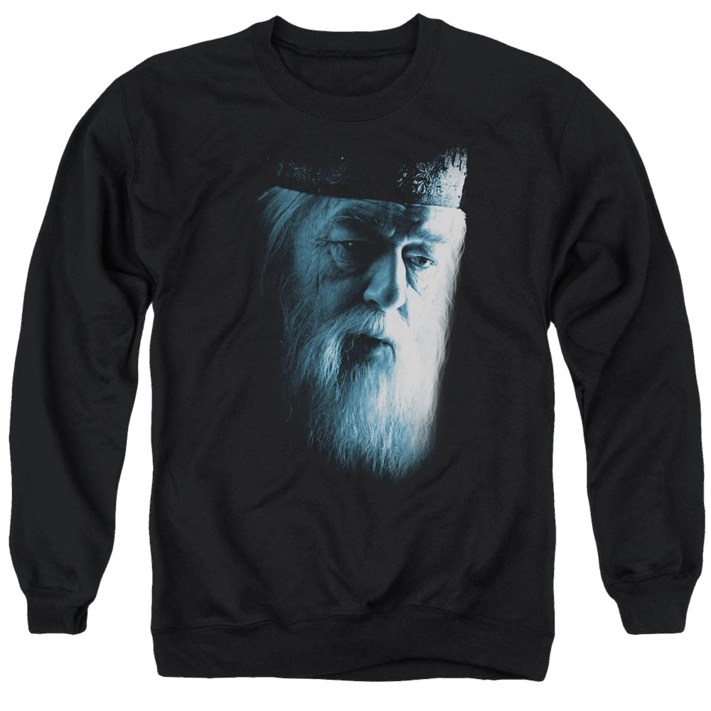 Harry Potter Dumbledore Face Men's Crewneck Sweatshirt Men's Crewneck Sweatshirt Harry Potter   