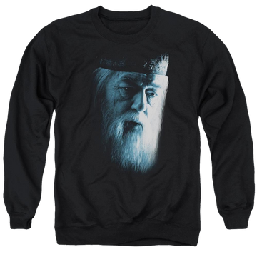 Harry Potter Dumbledore Face Men's Crewneck Sweatshirt Men's Crewneck Sweatshirt Harry Potter   