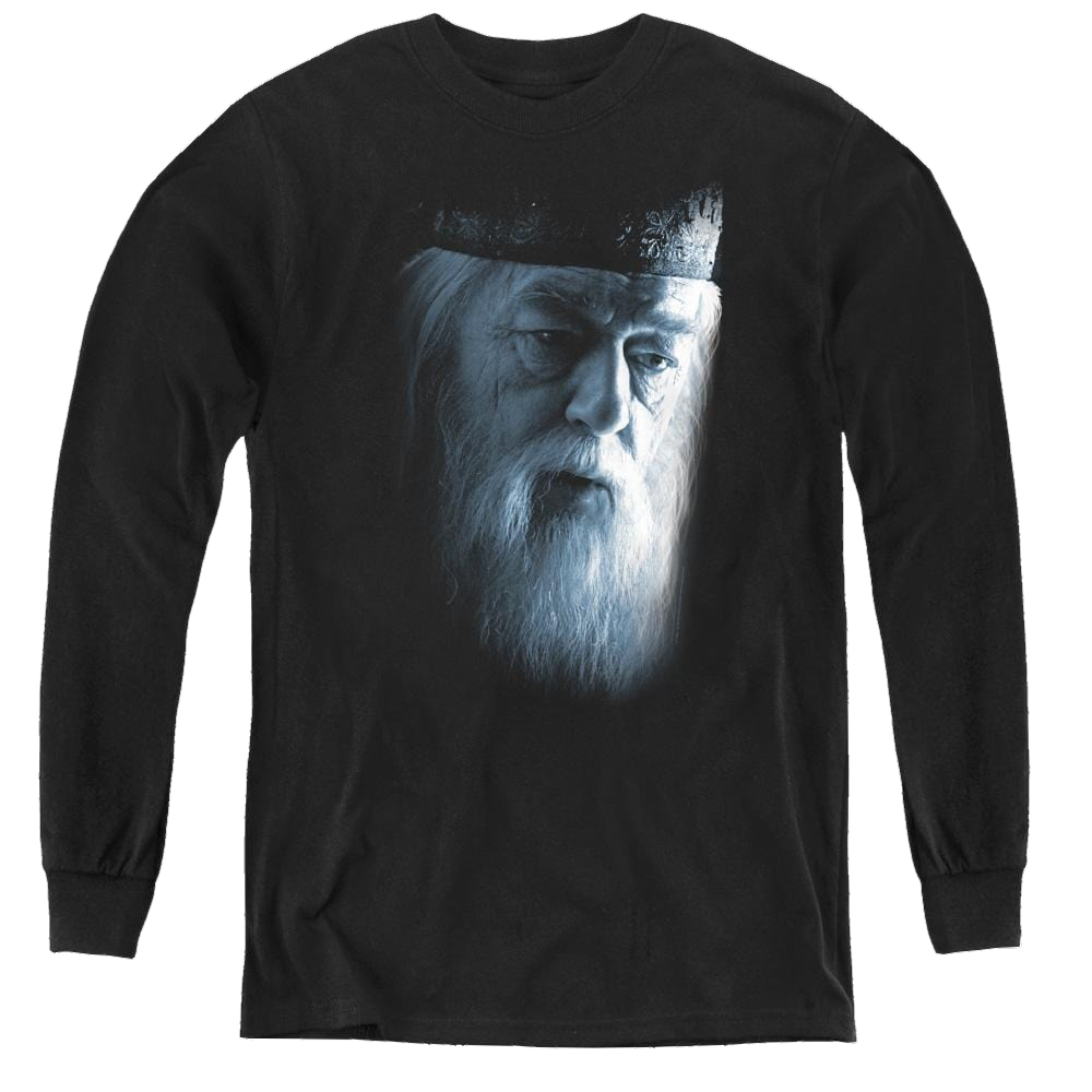 Harry Potter Dumbledore Face - Youth Long Sleeve T-Shirt Youth Long Sleeve T-Shirt Harry Potter   