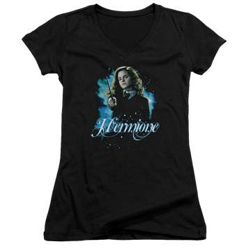 Harry Potter Hermione Ready Juniors V-Neck T-Shirt Juniors V-Neck T-Shirt Harry Potter   