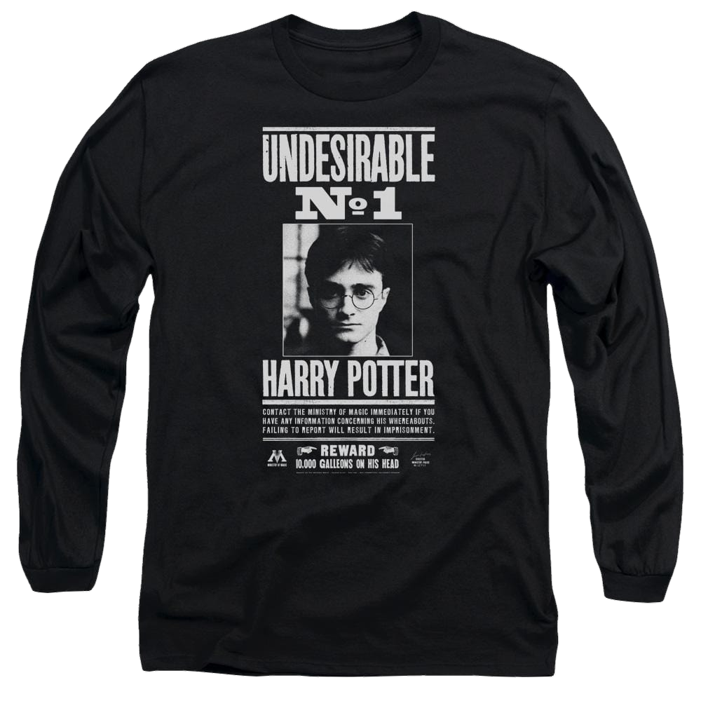 Harry Potter Undesirable No 1 Men's Long Sleeve T-Shirt Men's Long Sleeve T-Shirt Harry Potter   