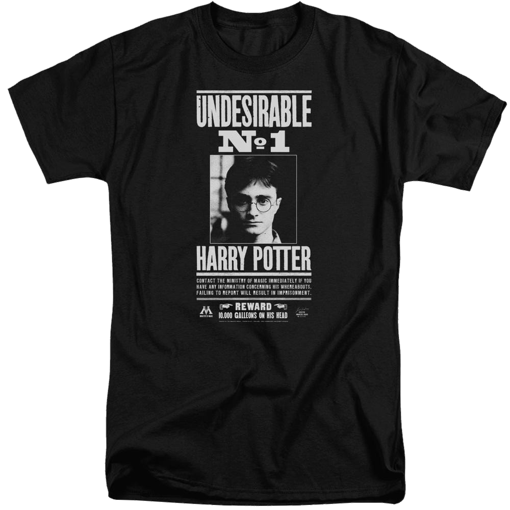 Harry Potter Undesirable No 1 Men's Tall Fit T-Shirt Men's Tall Fit T-Shirt Harry Potter   