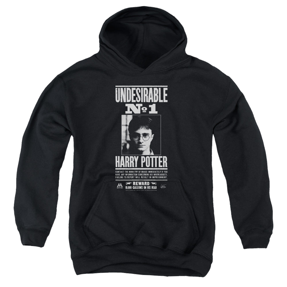Harry Potter Undesirable No 1 - Youth Hoodie Youth Hoodie (Ages 8-12) Harry Potter   