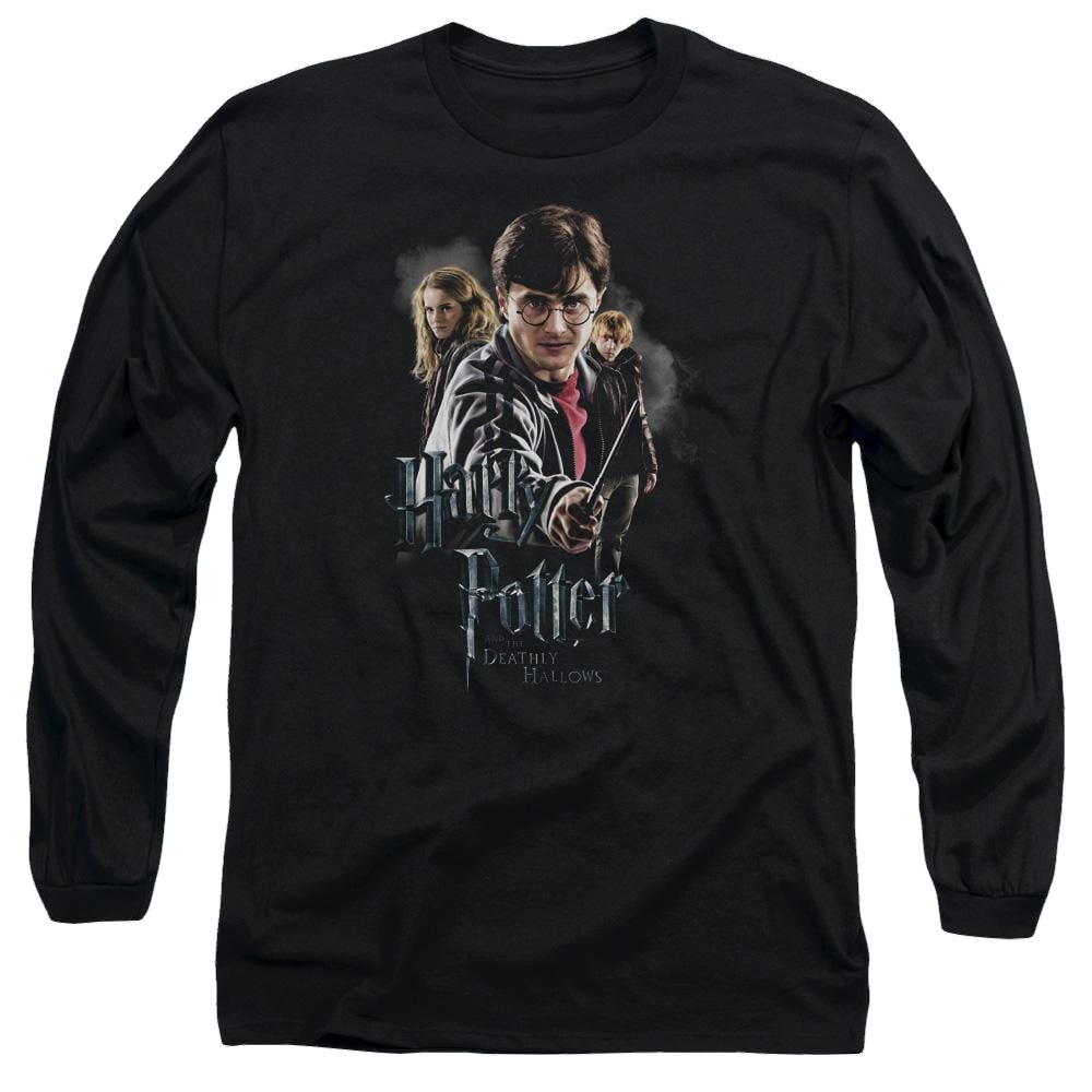 Harry Potter Deathly Hollows Cast Men's Long Sleeve T-Shirt Men's Long Sleeve T-Shirt Harry Potter   