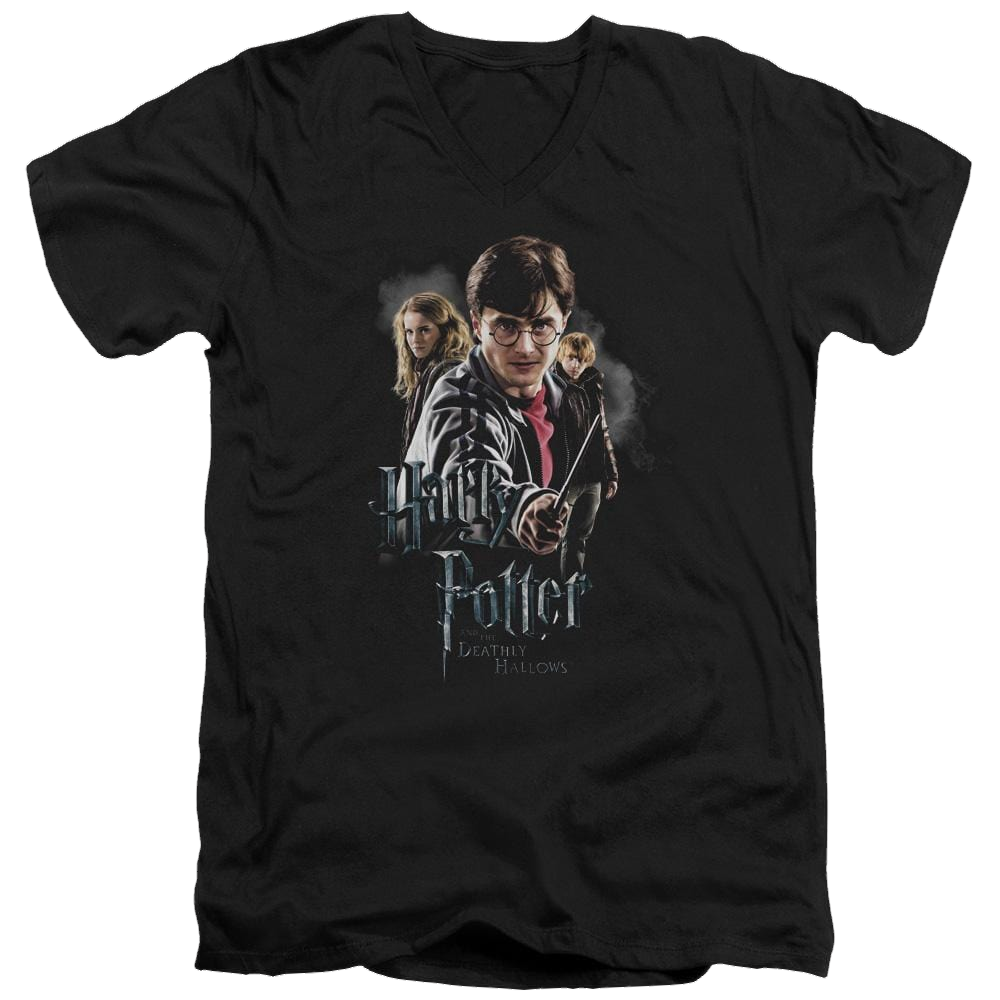 Harry Potter Deathly Hollows Cast Men's V-Neck T-Shirt Men's V-Neck T-Shirt Harry Potter   