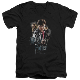 Harry Potter Deathly Hollows Cast Men's V-Neck T-Shirt Men's V-Neck T-Shirt Harry Potter   