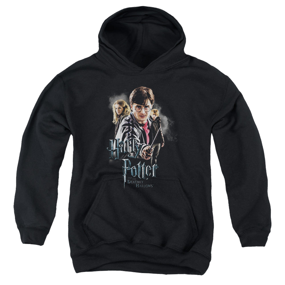 Harry Potter Deathly Hollows Cast - Youth Hoodie Youth Hoodie (Ages 8-12) Harry Potter   