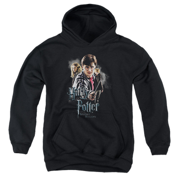 Harry Potter Deathly Hollows Cast - Youth Hoodie Youth Hoodie (Ages 8-12) Harry Potter   