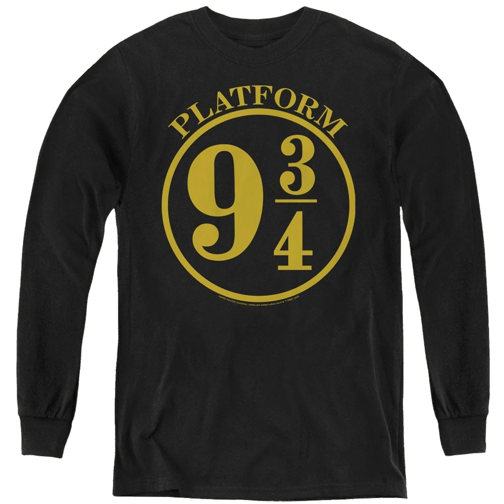 Harry Potter 9 3/4 - Youth Long Sleeve T-Shirt Youth Long Sleeve T-Shirt Harry Potter   