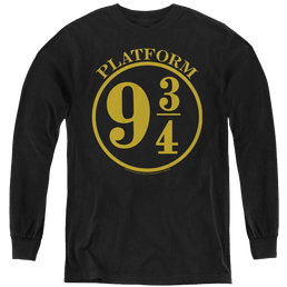 Harry Potter 9 3/4 - Youth Long Sleeve T-Shirt Youth Long Sleeve T-Shirt Harry Potter   