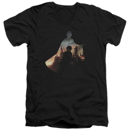 Harry Potter Voldemort Looms Men's V-Neck T-Shirt Men's V-Neck T-Shirt Harry Potter   