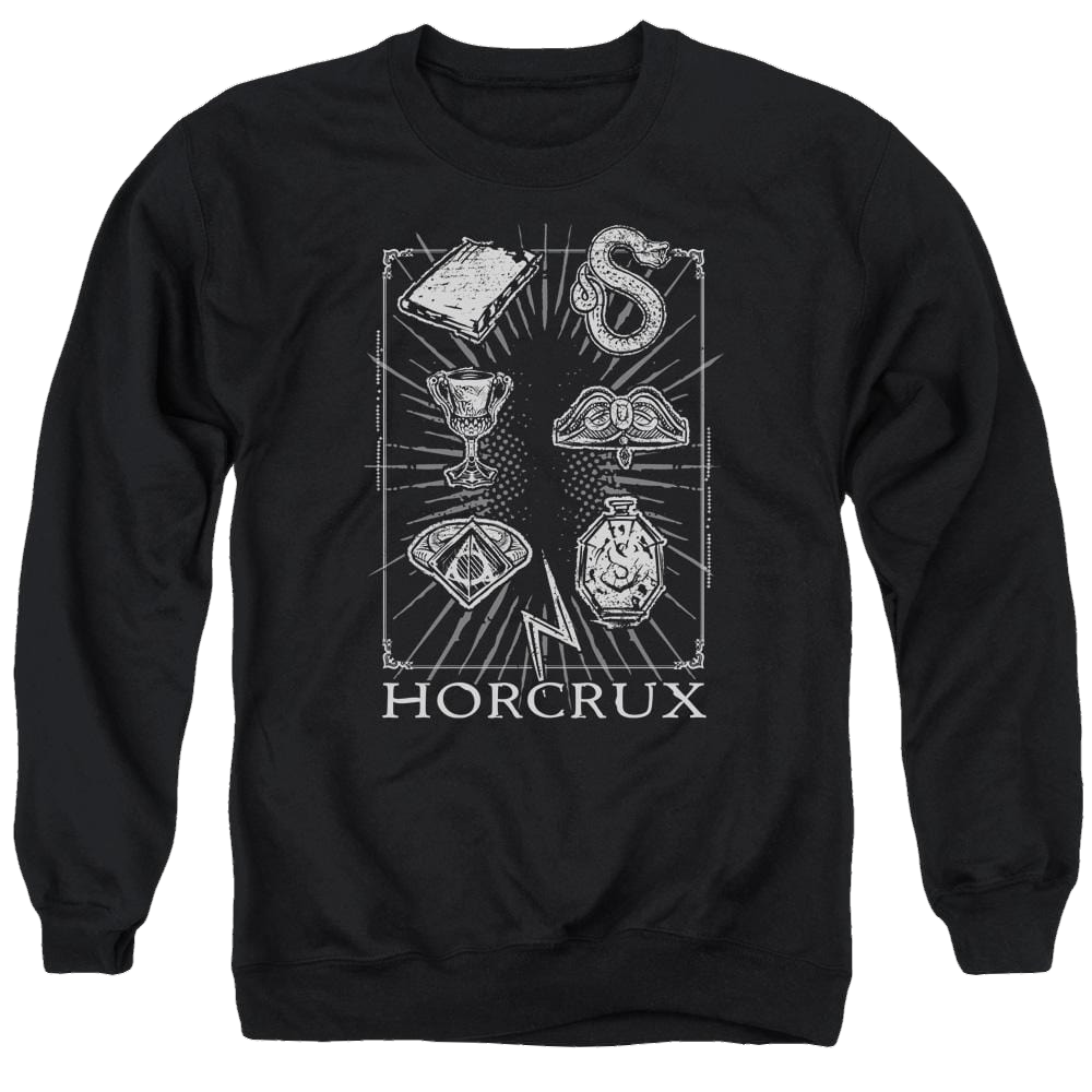 Harry Potter Horcrux Symbols Men's Crewneck Sweatshirt Men's Crewneck Sweatshirt Harry Potter   