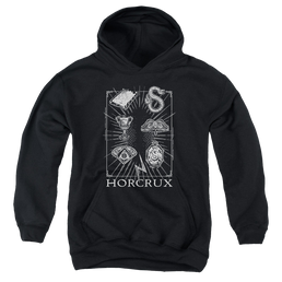 Harry Potter Horcrux Symbols - Youth Hoodie Youth Hoodie (Ages 8-12) Harry Potter   