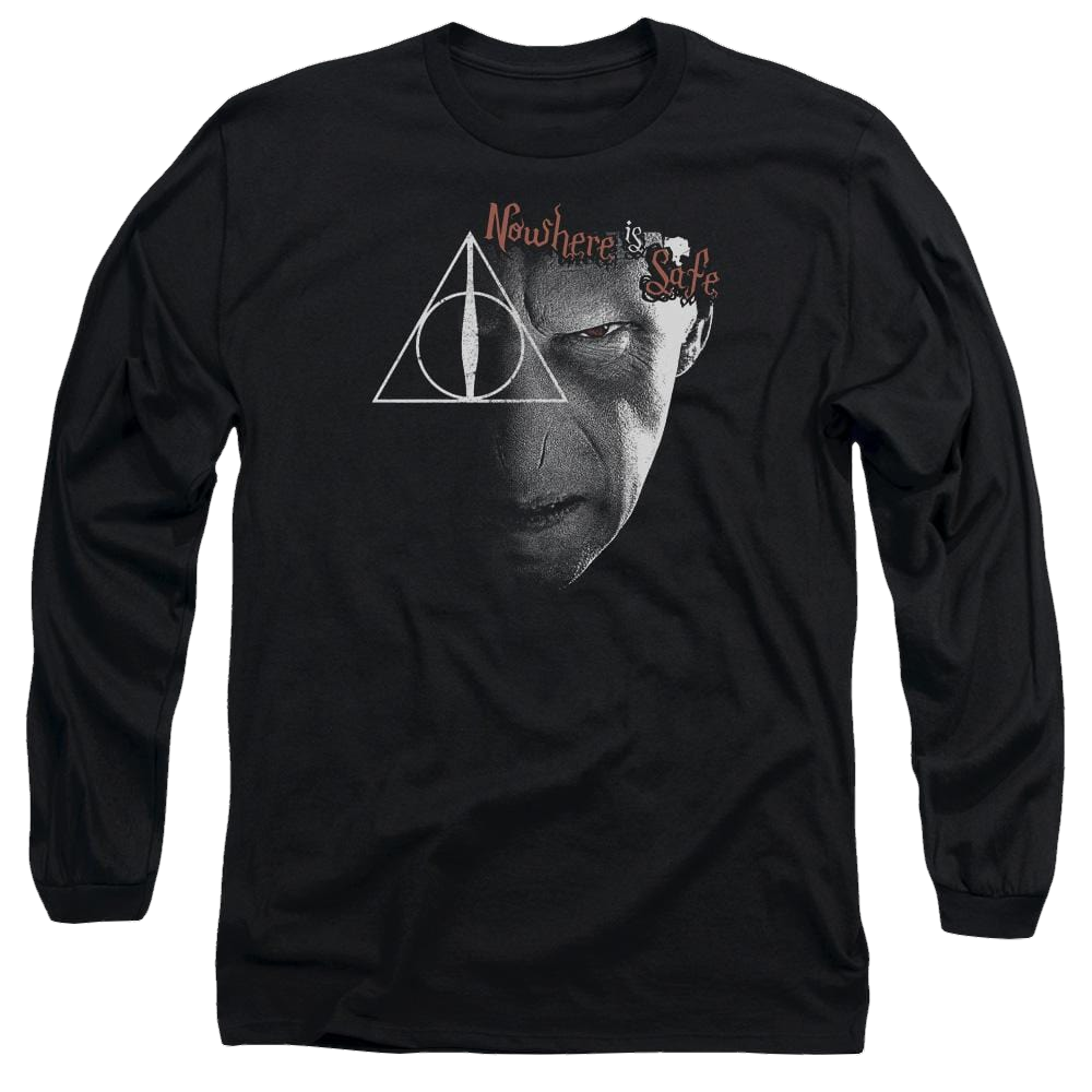 Harry Potter Nowhere Is Safe Men's Long Sleeve T-Shirt Men's Long Sleeve T-Shirt Harry Potter   