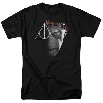 Harry Potter Nowhere Is Safe Men's Regular Fit T-Shirt Men's Regular Fit T-Shirt Harry Potter   