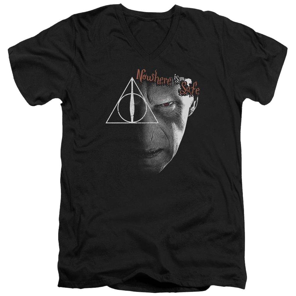 Harry Potter Nowhere Is Safe Men's V-Neck T-Shirt Men's V-Neck T-Shirt Harry Potter   