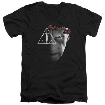 Harry Potter Nowhere Is Safe Men's V-Neck T-Shirt Men's V-Neck T-Shirt Harry Potter   