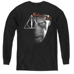 Harry Potter Nowhere Is Safe - Youth Long Sleeve T-Shirt Youth Long Sleeve T-Shirt Harry Potter   