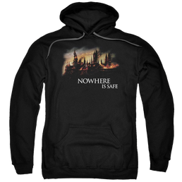 Harry Potter Burning Hogwarts Pullover Hoodie Pullover Hoodie Harry Potter   