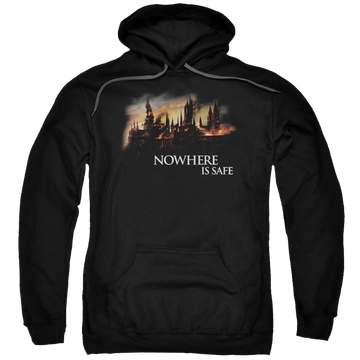 Harry Potter Burning Hogwarts Pullover Hoodie Pullover Hoodie Harry Potter   