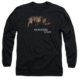 Harry Potter Burning Hogwarts Men's Long Sleeve T-Shirt Men's Long Sleeve T-Shirt Harry Potter   