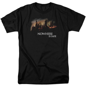 Harry Potter Burning Hogwarts Men's Regular Fit T-Shirt Men's Regular Fit T-Shirt Harry Potter   