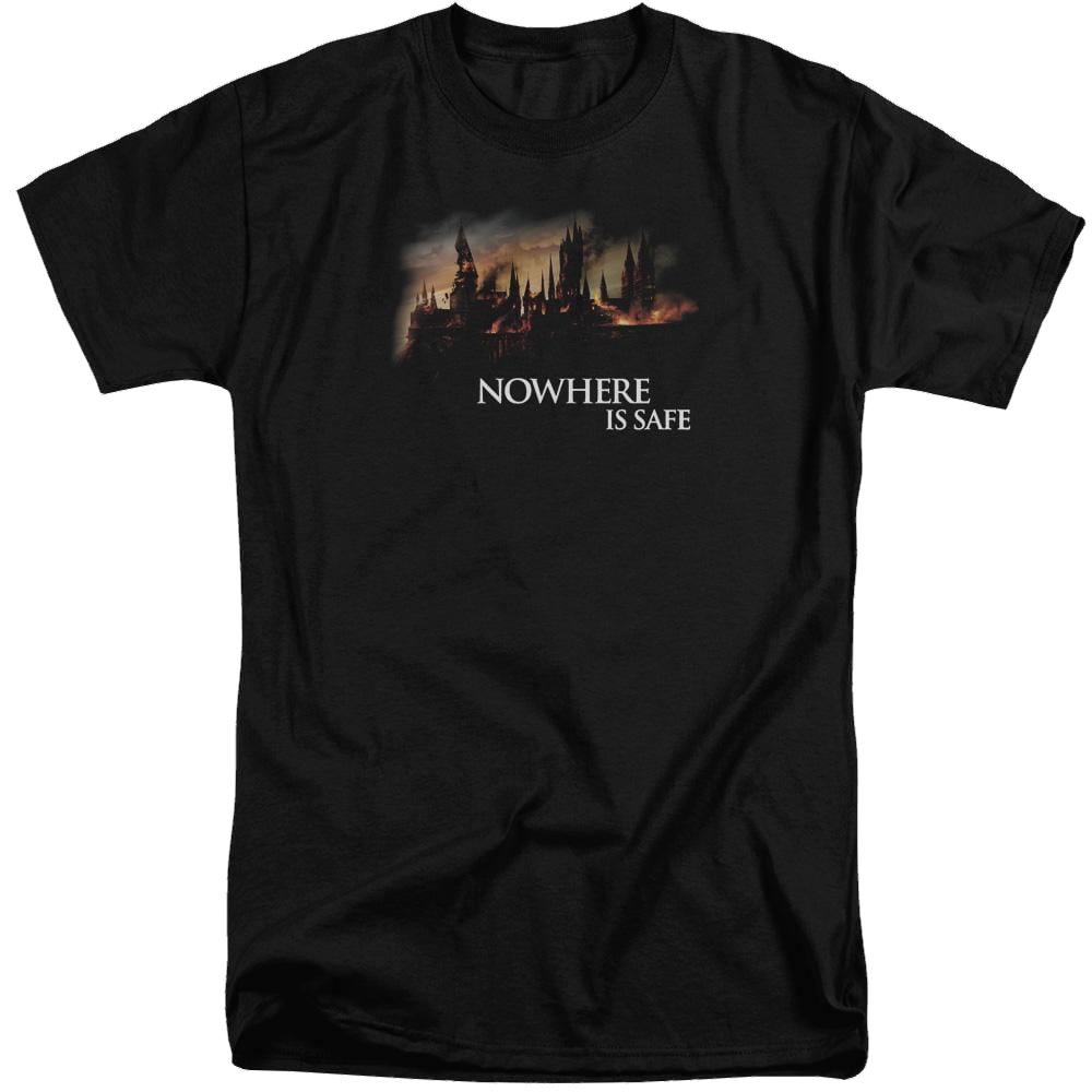 Harry Potter Burning Hogwarts Men's Tall Fit T-Shirt Men's Tall Fit T-Shirt Harry Potter   